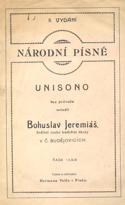 Národní písně : UNISONO