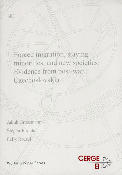 Forced migration, staying minorities, and new societies: evidence from post-war Czechoslovakia