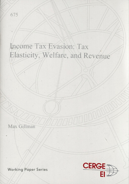 Income tax evasion: tax elasticity, welfare, and revenue