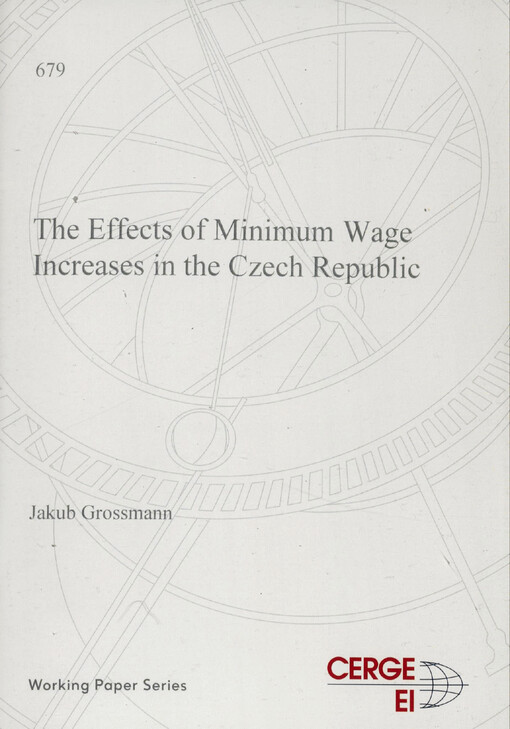 The effects of minimum wage increases in the Czech Republic