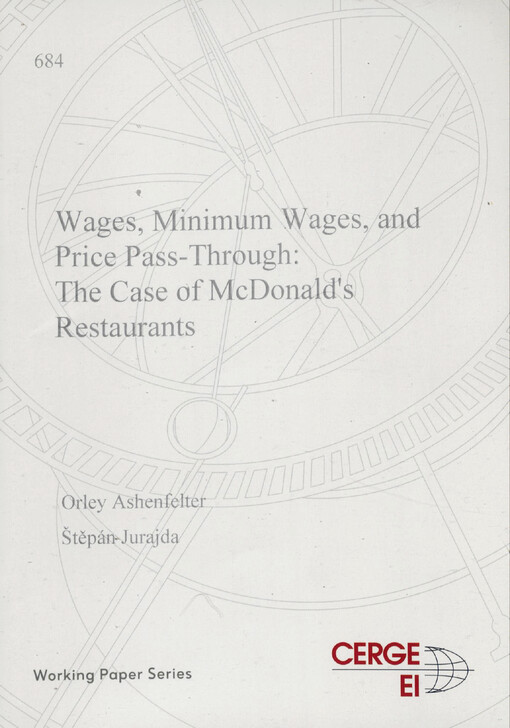 Wages, minimum wages, and price pass-through: the case of McDonald's restaurants