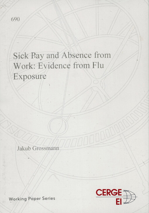 Sick pay and absence from work: evidence from flu exposure