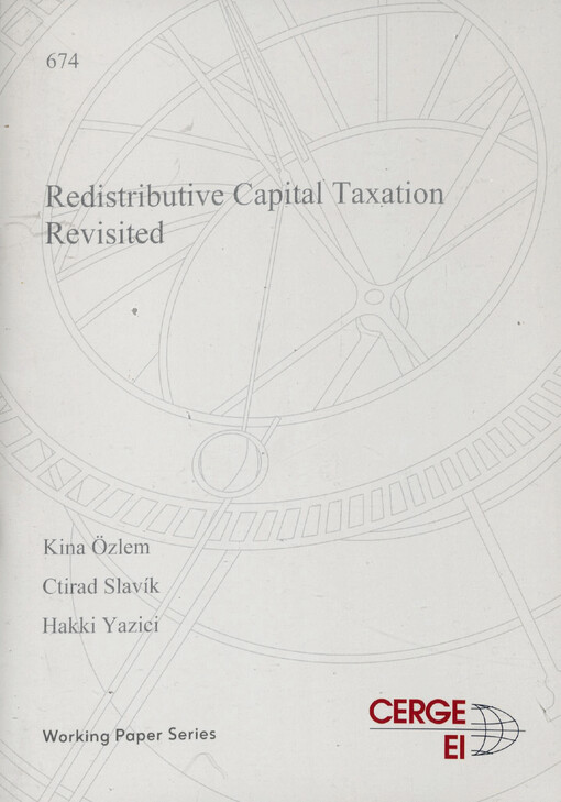 Redistributive capital taxation revisited