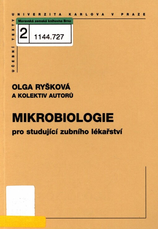 Mikrobiologie pro studující zubního lékařství
