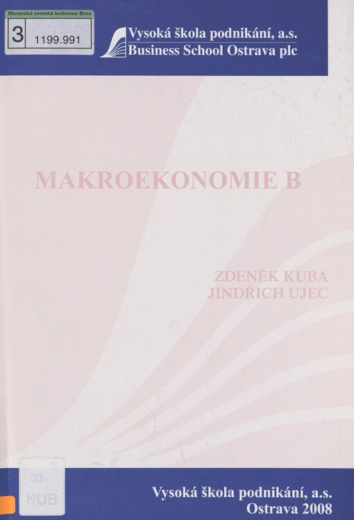 Makroekonomie B