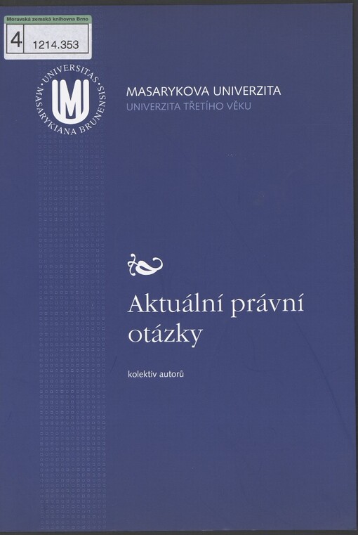 Aktuální právní otázky