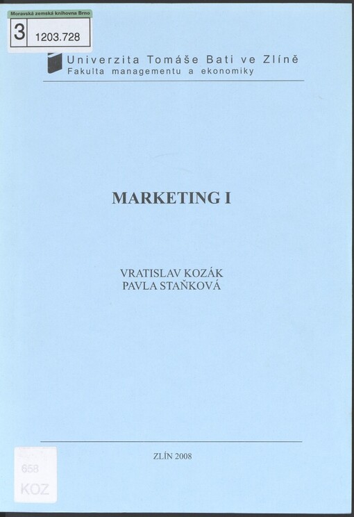 Marketing I