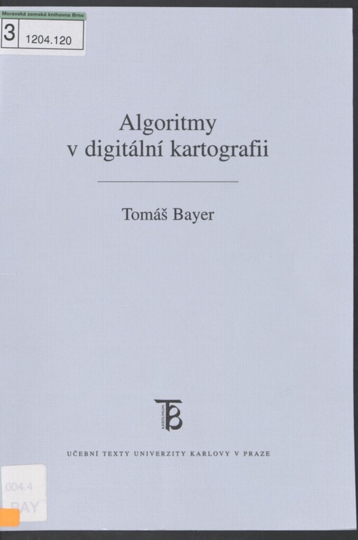 Algoritmy v digitální kartografii