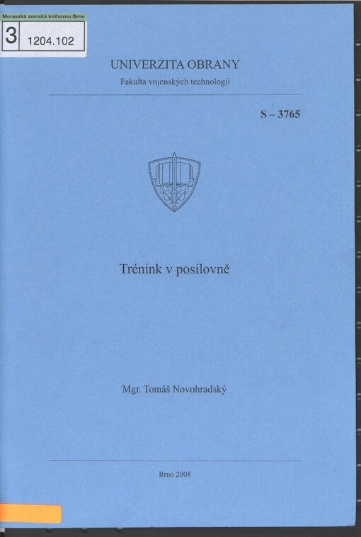 Trénink v posilovně