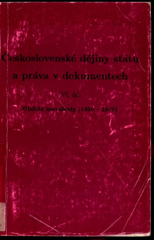 Československé dějiny státu a práva v dokumentech