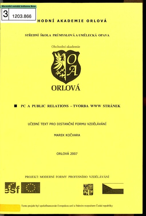 PC a public relations - tvorba www stránek