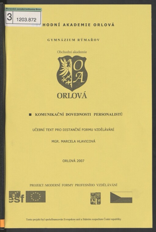 Komunikační a [sic] dovednosti personalistů