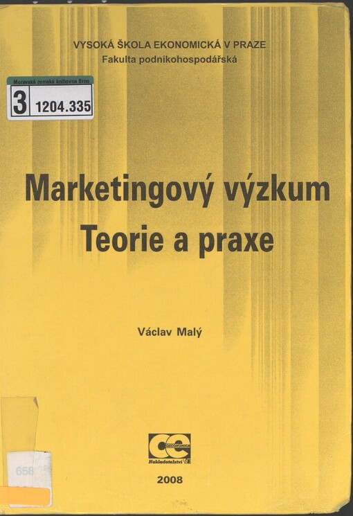 Marketingový výzkum: teorie a praxe
