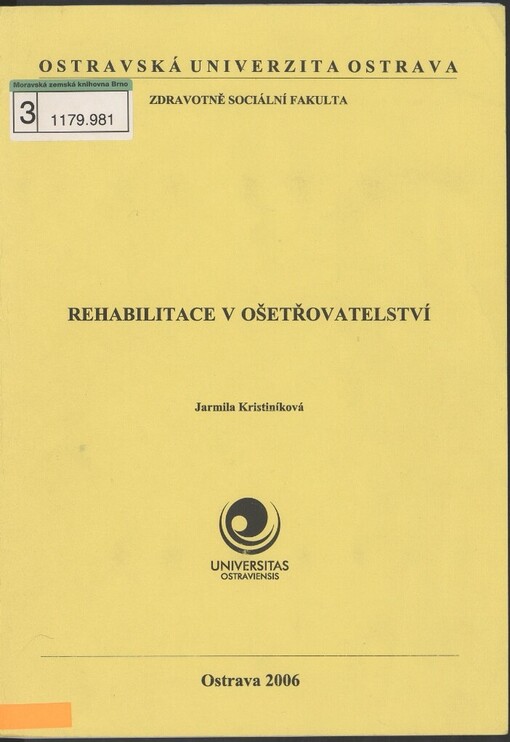 Rehabilitace v ošetřovatelství