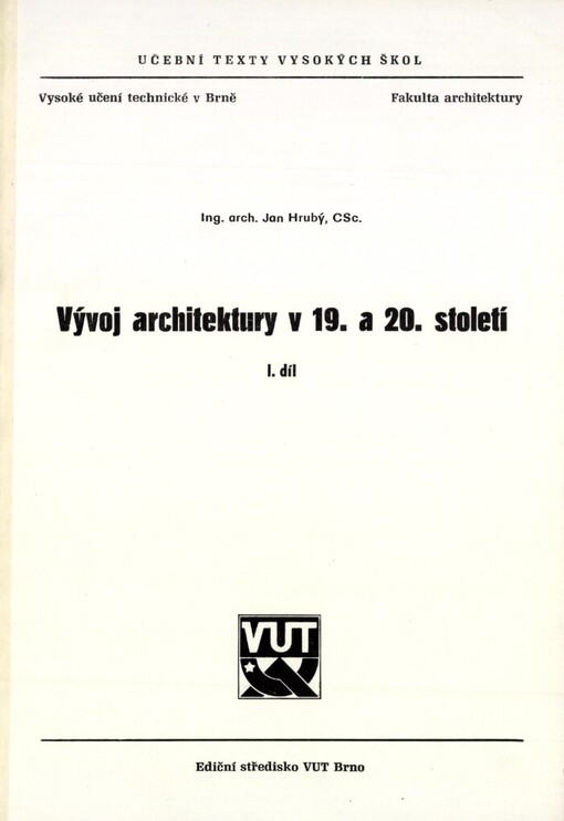 Vývoj architektury v 19. a 20. století