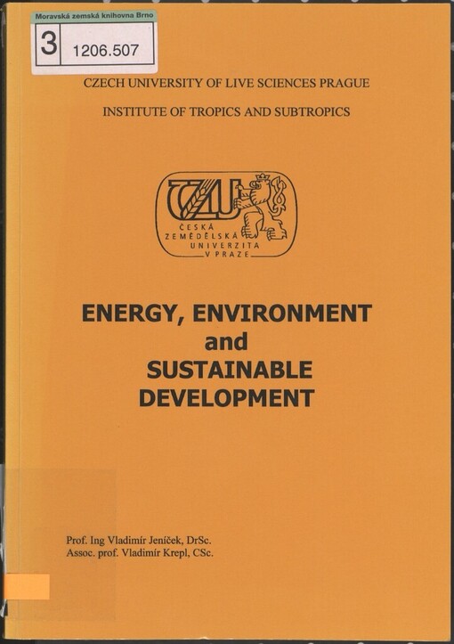 Energy, environment and sustainable development