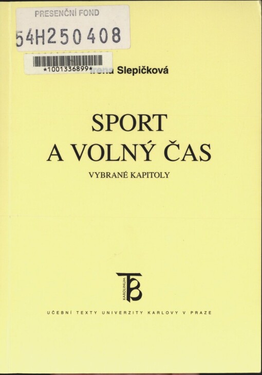Sport a volný čas: vybrané kapitoly