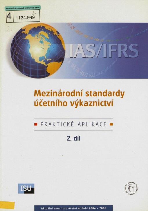 Mezinárodní standardy účetního výkaznictví: praktické aplikace