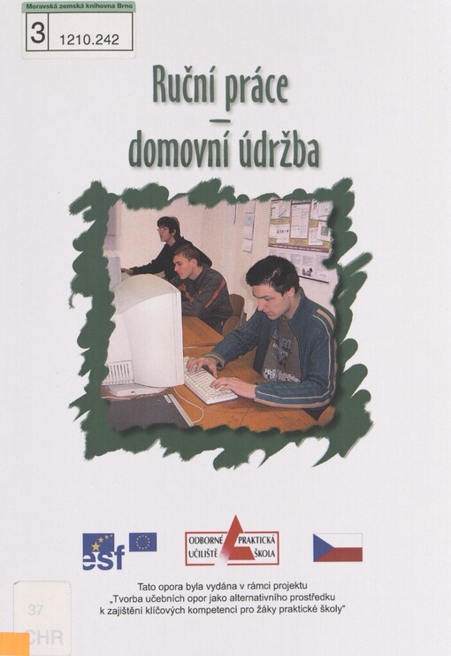Ruční práce - domovní údržba: učební opora