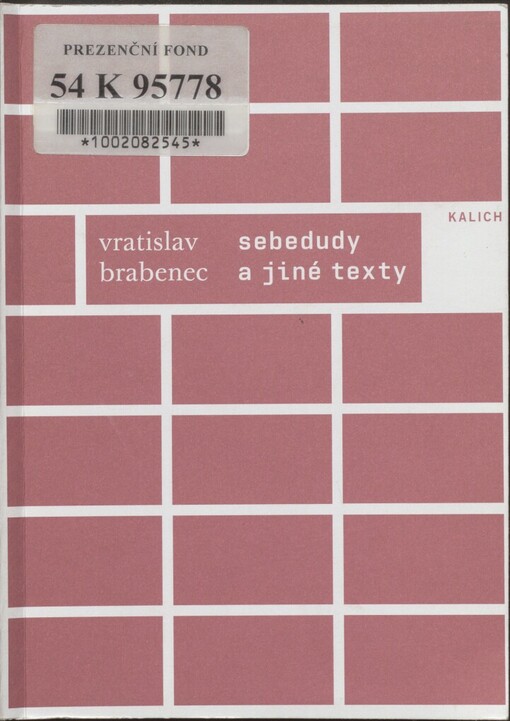 Sebedudy a jiné texty z let 1966-1987