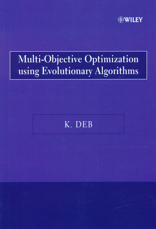 Multi-objective optimization using evolutionary algorithms