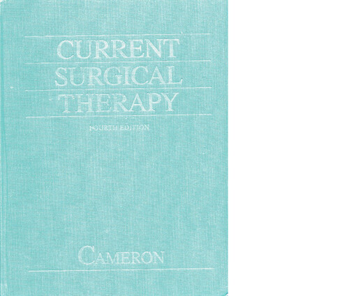 Current Surgical Therapy (Current Therapy Series)