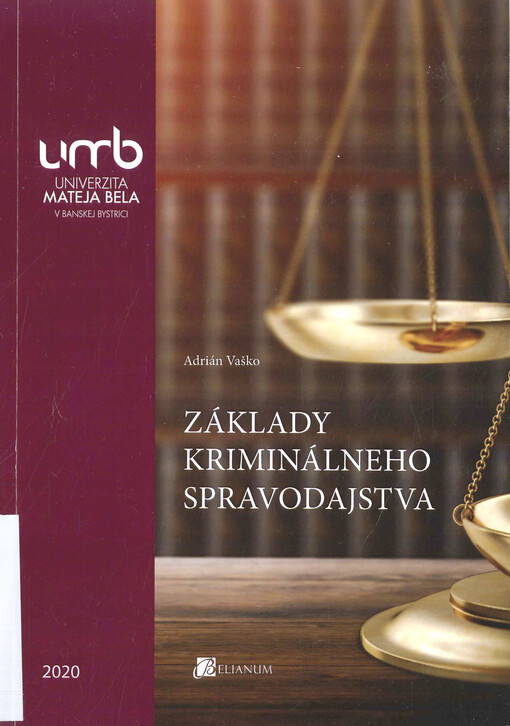 Základy kriminálneho spravodajstva