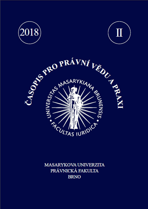 Časopis pro právní vědu a praxi