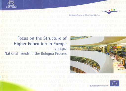 Focus on the structure of higher education in Europe 2006/07 : national trends in the Bologna process.