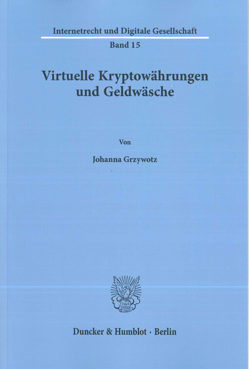 Virtuelle Kryptowährungen und Geldwäsche