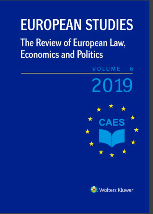 European studies : the review of European law, economics and politics