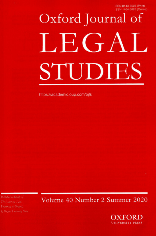 Oxford journal of legal studies
