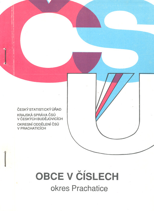 Obce v číslech : okres Prachatice