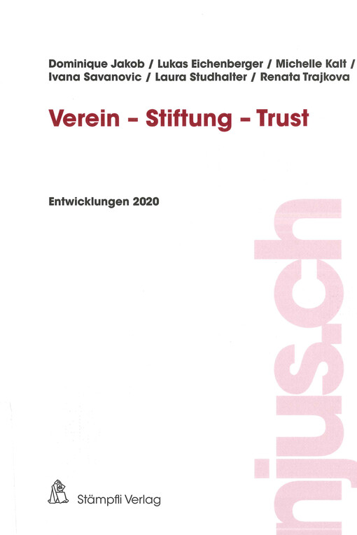 Verein - Stiftung - Trust