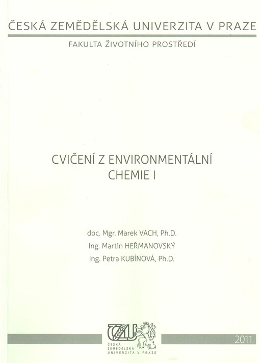 Cvičení z environmentální chemie I