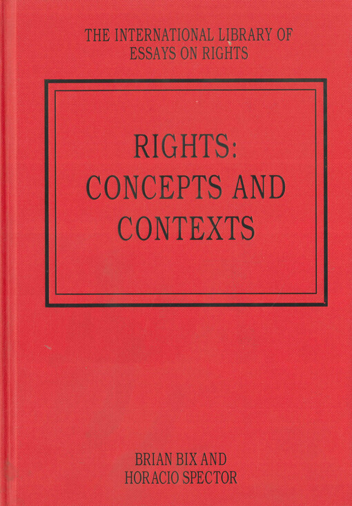 Rights: concepts and contexts