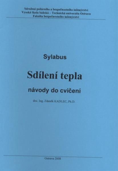 Sdílení tepla : sylabus : návody do cvičení