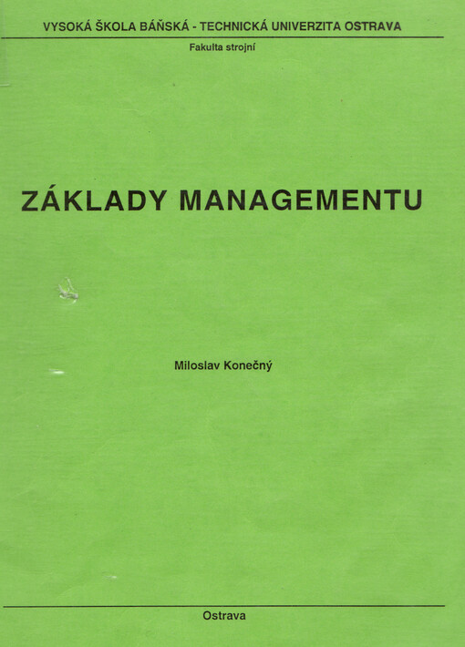 Základy managementu 