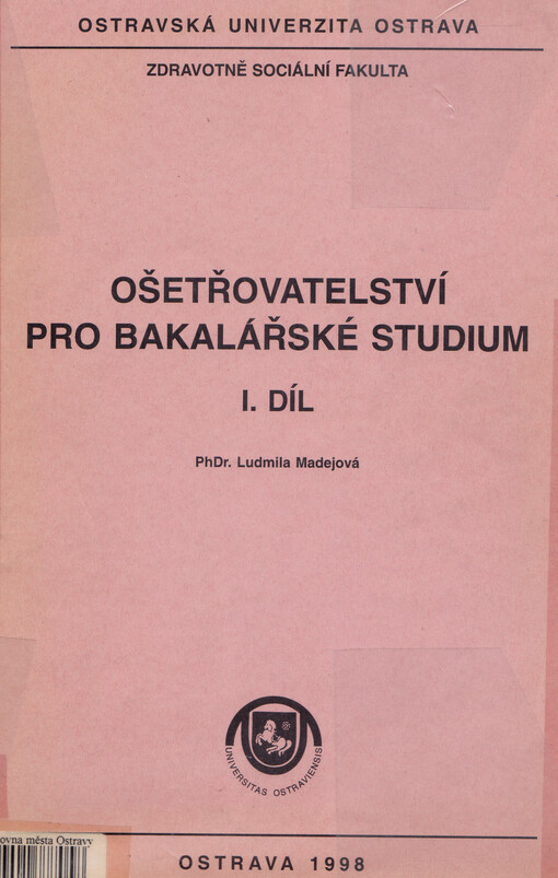 Ošetřovatelství pro bakalářské studium