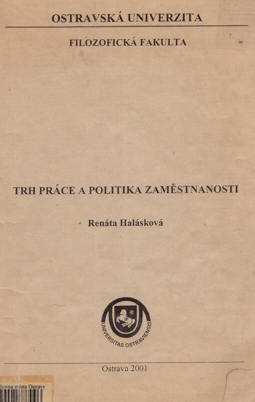 Trh práce a politika zaměstnanosti 