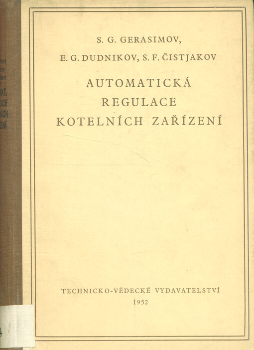 Automatická regulace kotelních zařízení 