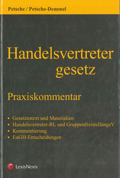 Handelsvertretergesetz : Praxiskommentar