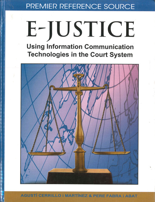 E-justice : information and communication technologies in the court system