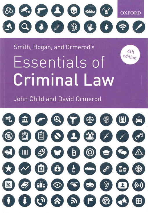 Smith, Hogan, and Ormerod's essentials of criminal law