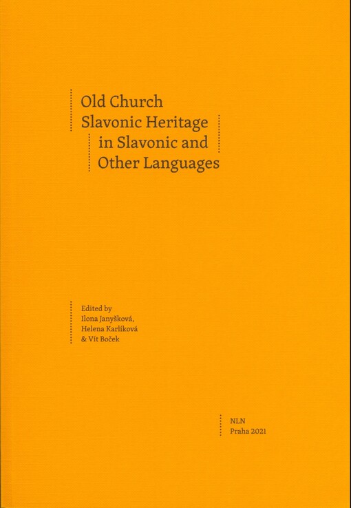 Old church Slavonic heritage in Slavonic and other languages