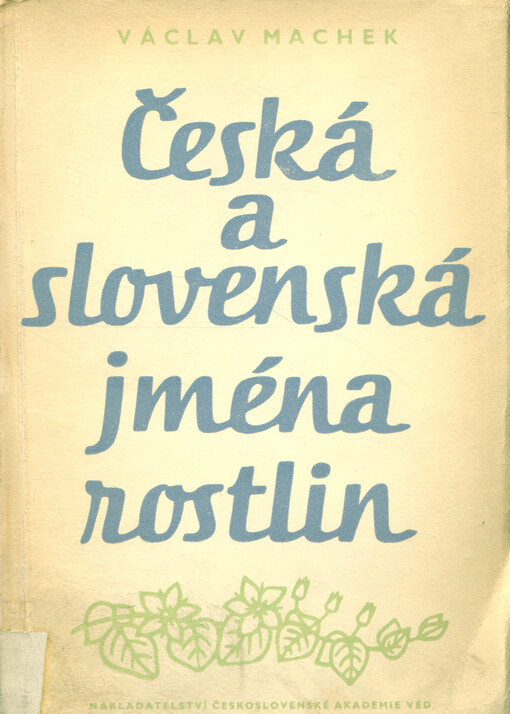 Česká a slovenská jména rostlin