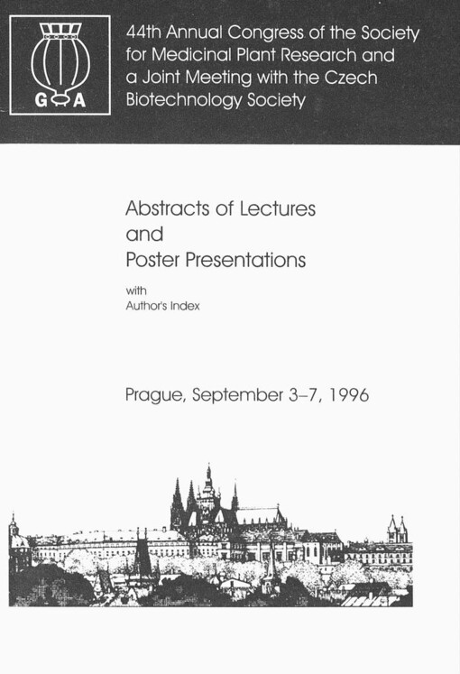 44th Annual Congress on Medicinal Plant Research: book of abstracts