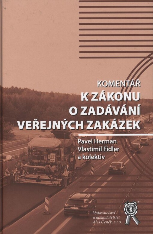 Komentář k zákonu o zadávání veřejných zakázek