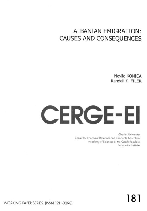 Albanian emigration: causes and consequences