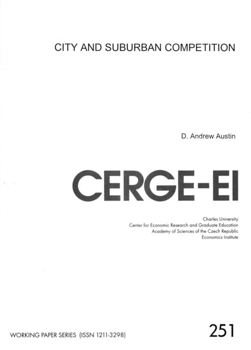 City and suburban competition